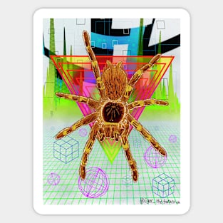 Tarantula “Vaporwave” V22 (Invert) Sticker